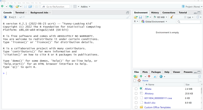 A short R tutorial - Accelting